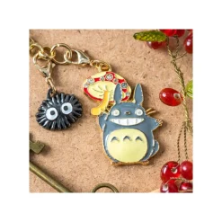 Straps*Maison Ghibli Charm Chain Big Totoro & Mushroom - My Neighbor Totoro