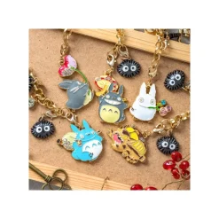 Straps*Maison Ghibli Charm Chain Catbus & Soot Sprites - My Neighbor Totoro