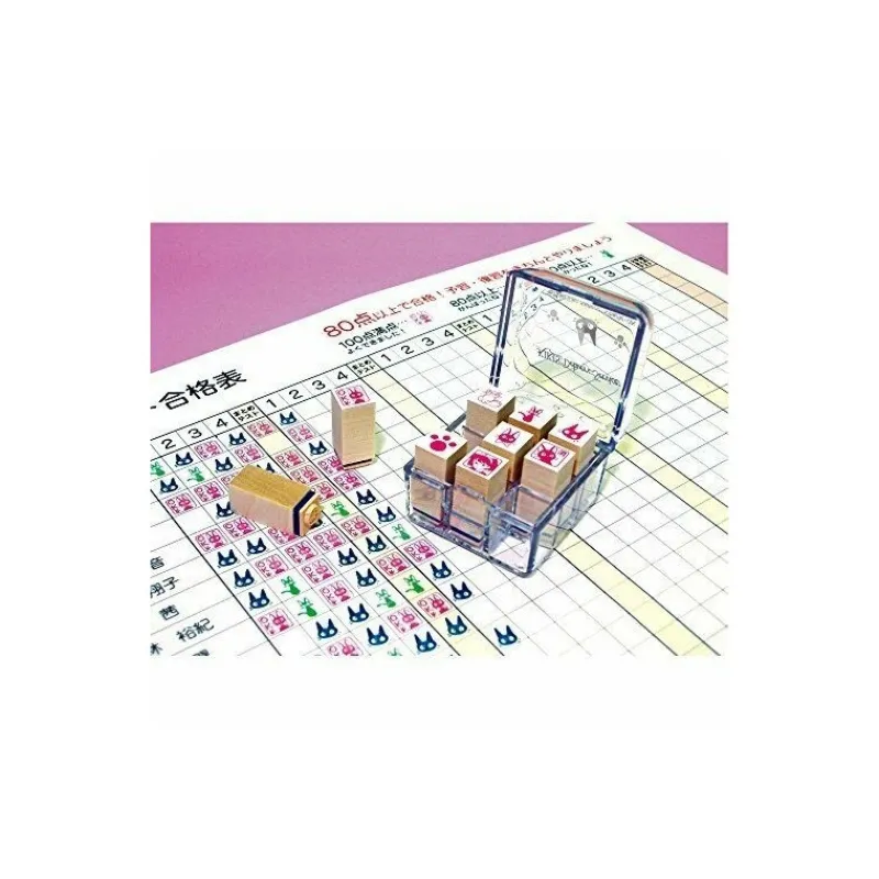 Small Equipment*Maison Ghibli Check Stamp Jiji and Company - Kiki'S Delivery Service
