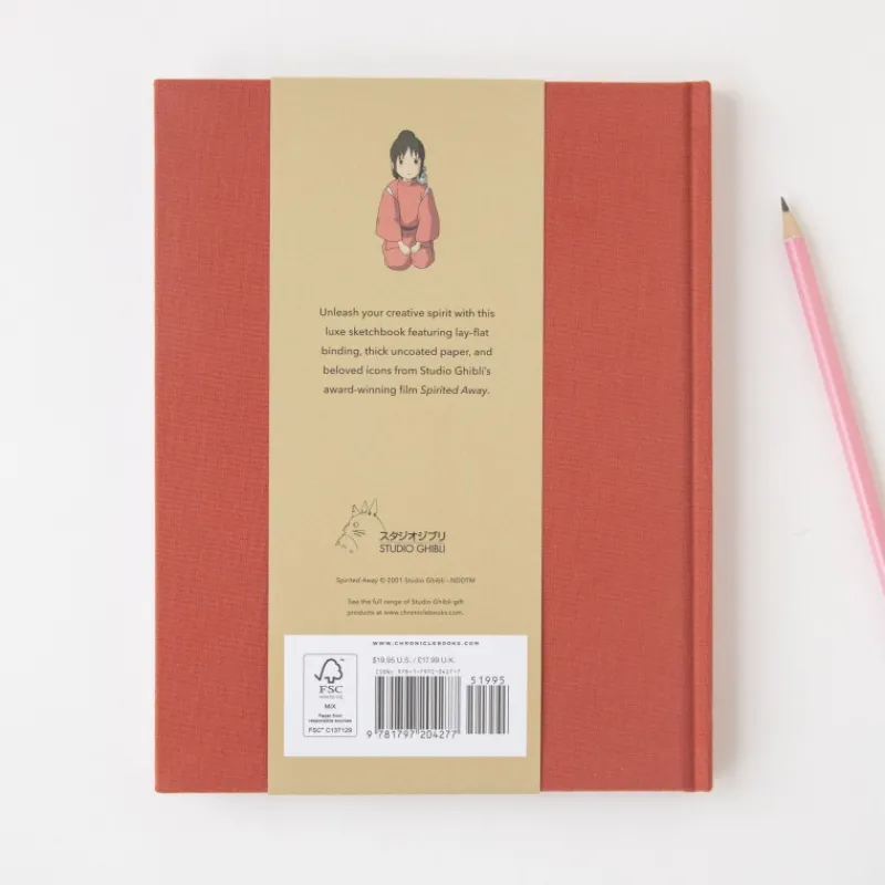 Notebooks And Notepads*Maison Ghibli Chihiro & No Face Cloth Sketchbook - Spirited Away