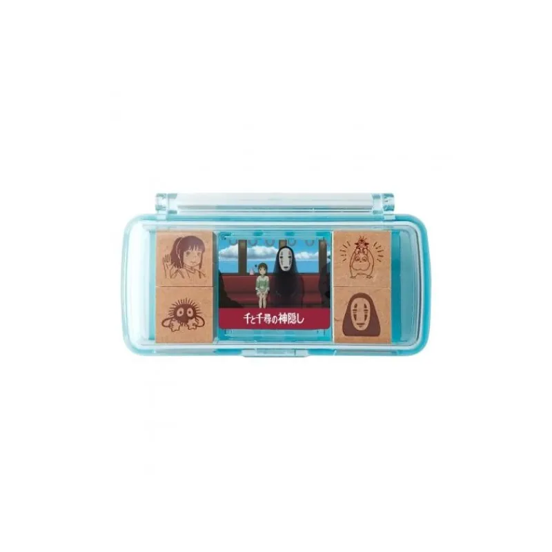 Small Equipment*Maison Ghibli Chihiro takes the train Mini Stamp Set Blue - Spirited Away