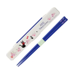 Kitchenware*Maison Ghibli Chopsticks box Set 18cm Jiji Flower garland - Kiki's Delivery Service