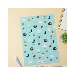 Storage*Maison Ghibli Clear File A4 Break Time Cookies - Kiki's Delivery Service