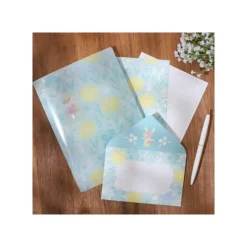 Postcards And Letter Papers*Maison Ghibli Clear Folder & Letter Set Buttercup - My Neighbor Totoro