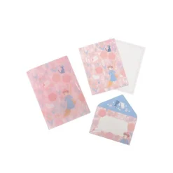 Postcards And Letter Papers*Maison Ghibli Clear Folder & Letter Set Kiki’s garden - Kiki's Delivery Service