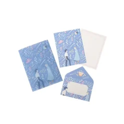 Postcards And Letter Papers*Maison Ghibli Clear Folder & Letter Set Sophie and Haru - Howl's Moving Castle