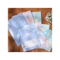 Postcards And Letter Papers*Maison Ghibli Clear Folder & Letter Set Sophie and Haru - Howl's Moving Castle