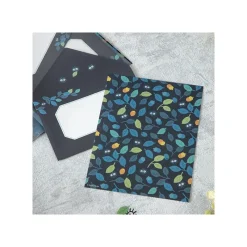 Postcards And Letter Papers*Maison Ghibli Clear Folder & Letter Set Soot Sprites Leaves - My Neighbor Totoro