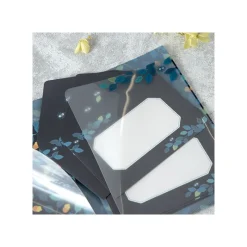 Postcards And Letter Papers*Maison Ghibli Clear Folder & Letter Set Soot Sprites Leaves - My Neighbor Totoro