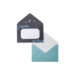 Postcards And Letter Papers*Maison Ghibli Clear Folder & Letter Set Soot Sprites Leaves - My Neighbor Totoro