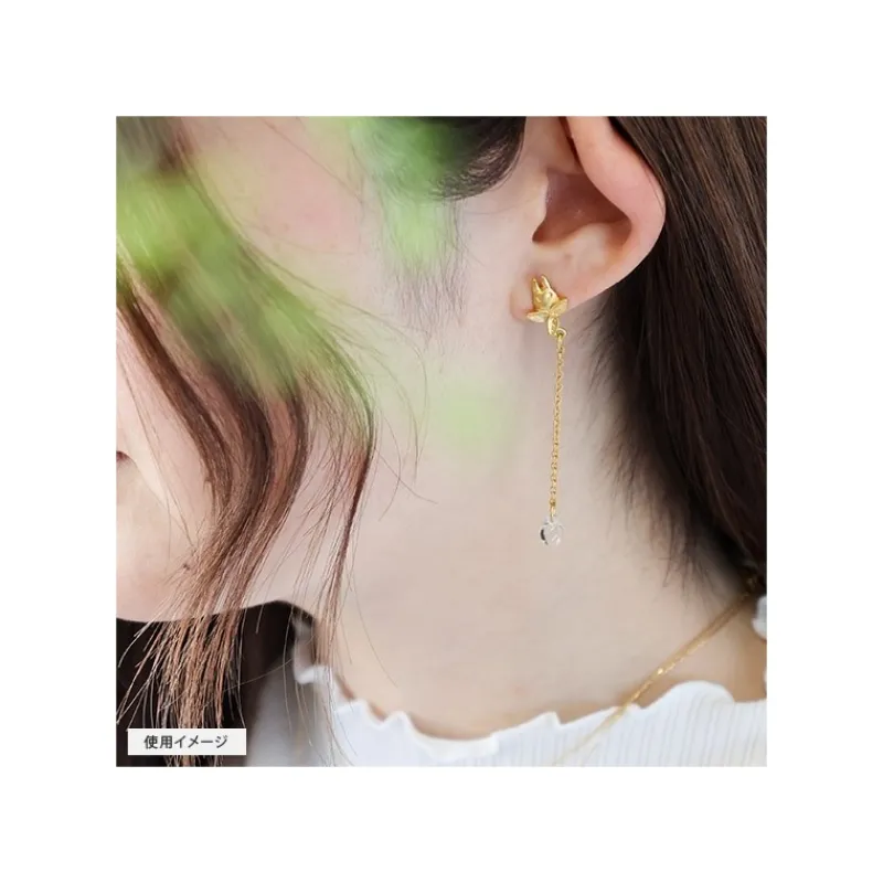 Jewellery*Maison Ghibli Clipped Earrings Small Totoro Drop Series - My Neighbor Totoro