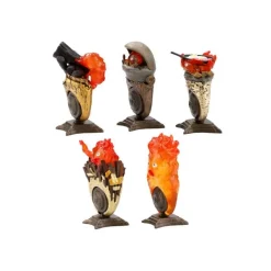 Figurines*Maison Ghibli Collection Calcifer Assorted 6 Rings - Howl's Moving Castle