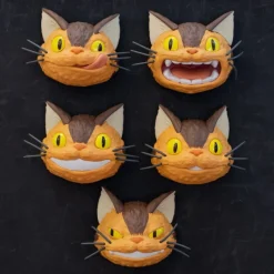 Magnets*Maison Ghibli Collection Catbus faces Assorted 6 Magnets - My neighbor Totoro