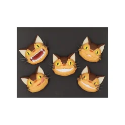 Magnets*Maison Ghibli Collection Catbus faces Assorted 6 Magnets - My neighbor Totoro
