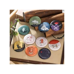 Badges*Maison Ghibli Collection de badges vintage 1 badge Mystere - Princess Mononoke