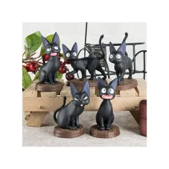 Figurines*Maison Ghibli Collection Jiji Assorted 6 Figurines - Kiki's Delivery Service
