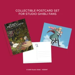 Postcards And Letter Papers*Maison Ghibli Collection of 30 Postcards - Howl’s Moving Castle