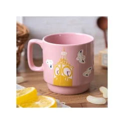 Kitchenware*Maison Ghibli Coloful embossed mug Kiki on her broom - Kiki's Delivery Service