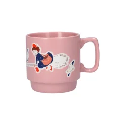 Kitchenware*Maison Ghibli Coloful embossed mug Kiki on her broom - Kiki's Delivery Service