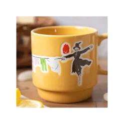 Kitchenware*Maison Ghibli Coloful embossed mug Laundry Day - Howl's Moving Castle