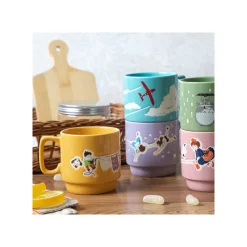 Kitchenware*Maison Ghibli Coloful embossed mug Laundry Day - Howl's Moving Castle