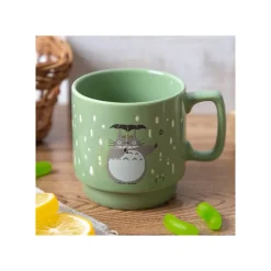Kitchenware*Maison Ghibli Coloful embossed mug Totoro Holding Umbrella - My Neighbor Totoro