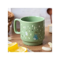 Kitchenware*Maison Ghibli Coloful embossed mug Totoro Holding Umbrella - My Neighbor Totoro
