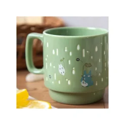 Kitchenware*Maison Ghibli Coloful embossed mug Totoro Holding Umbrella - My Neighbor Totoro