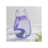 Statues*Maison Ghibli Crystal Figurine Transparent Small Totoro Purple - My Neighbor Totoro