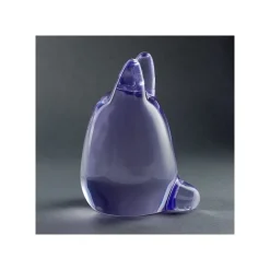 Statues*Maison Ghibli Crystal Figurine Transparent Small Totoro Purple - My Neighbor Totoro