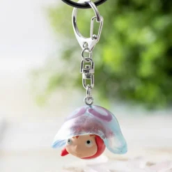 Keychains*Maison Ghibli 3D Keychains Ponyo and jellyfish - Ponyo by the cliff