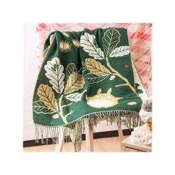 Outfits*Maison Ghibli Dark Green Stole Oak leaves - My Neighbor Totoro