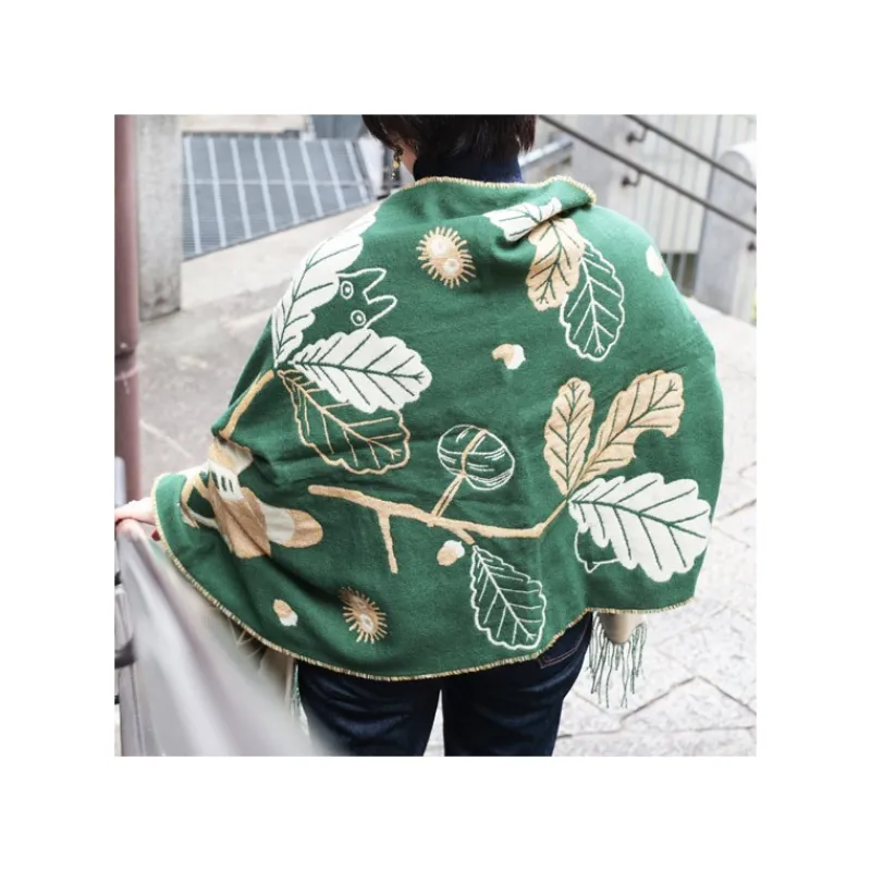 Outfits*Maison Ghibli Dark Green Stole Oak leaves - My Neighbor Totoro