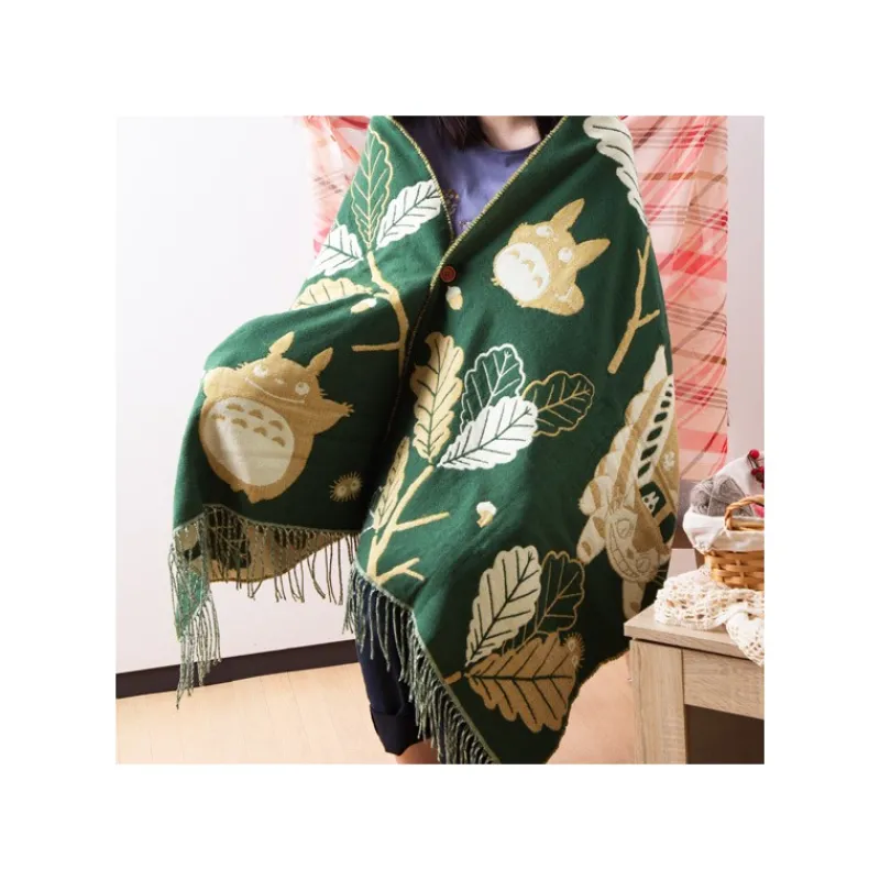 Outfits*Maison Ghibli Dark Green Stole Oak leaves - My Neighbor Totoro