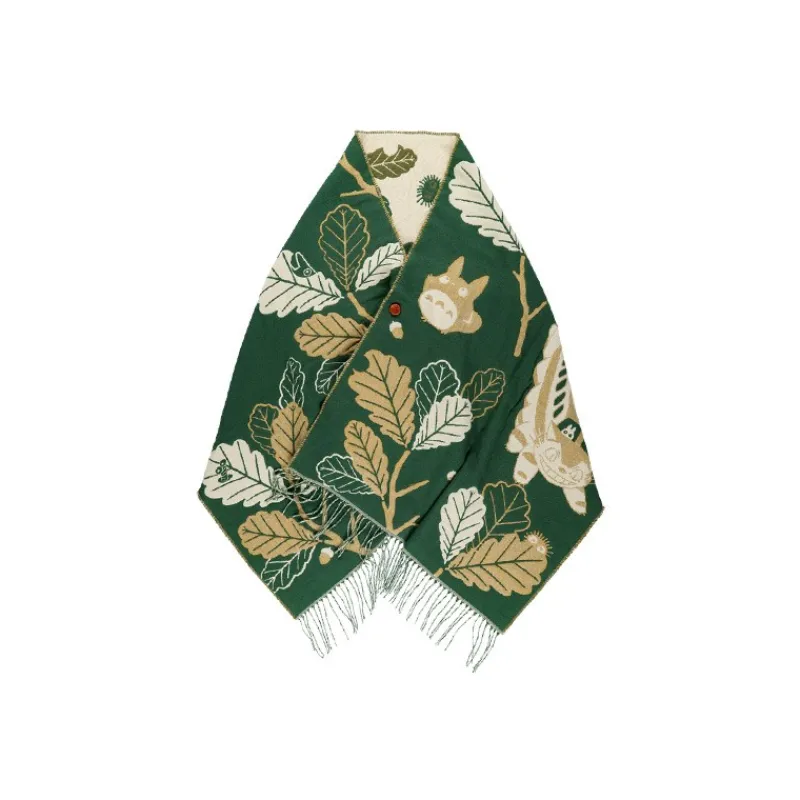 Outfits*Maison Ghibli Dark Green Stole Oak leaves - My Neighbor Totoro