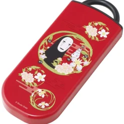 Kitchenware*Maison Ghibli Dark red Set Chopsticks Spoon Fork No Face - Spirited Away