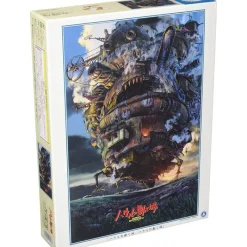Jigsaw Puzzle*Maison Ghibli Deluxe Foil Puzzle 1000P Movie Poster - Howl’s Moving Castle