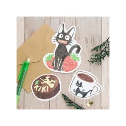 Postcards And Letter Papers*Maison Ghibli Die-Cut Mini Letterset Kiriko Café - Kiki's Delivery Service