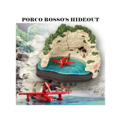Décoration*Maison Ghibli Diorama Marco’s Hideout - Porco Rosso
