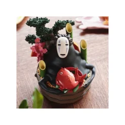 Décoration*Maison Ghibli Diorama No Face Golden bucket & bamboos - Spirited Away