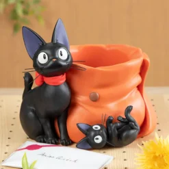 Décoration*Maison Ghibli Diorama Planter Jiji and pouch - Kiki’s Delivery Service