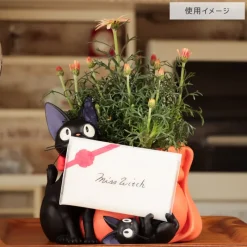 Décoration*Maison Ghibli Diorama Planter Jiji and pouch - Kiki’s Delivery Service