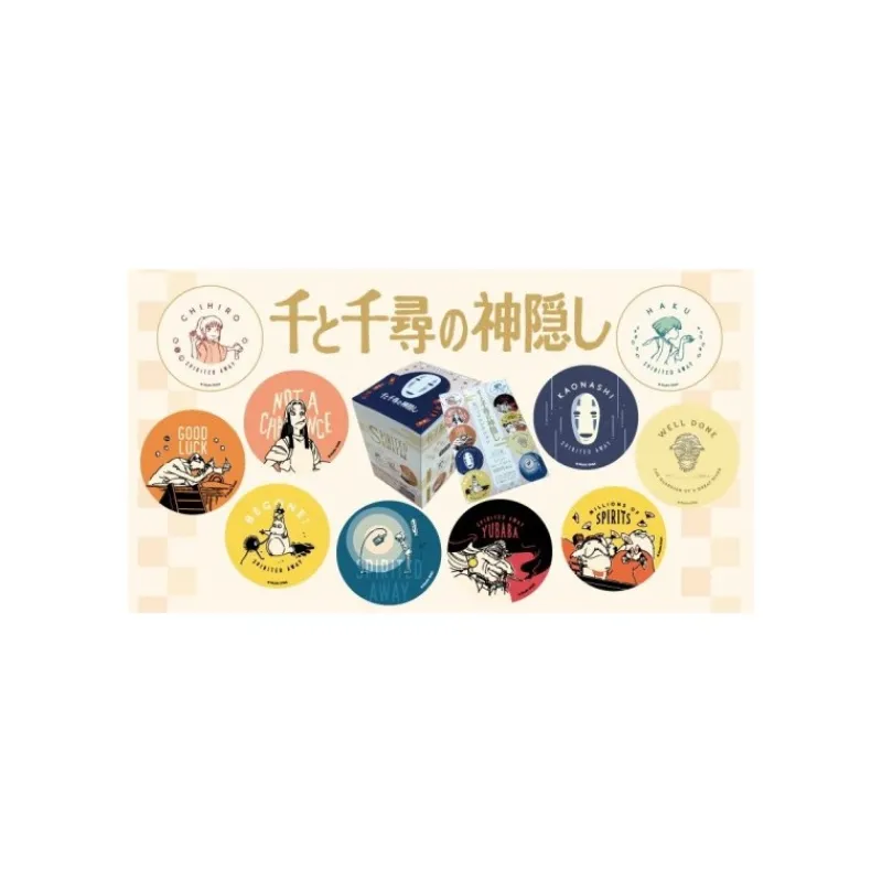 Badges*Maison Ghibli Display of 10 Chihiro Anniversary Badges - Spirited Away