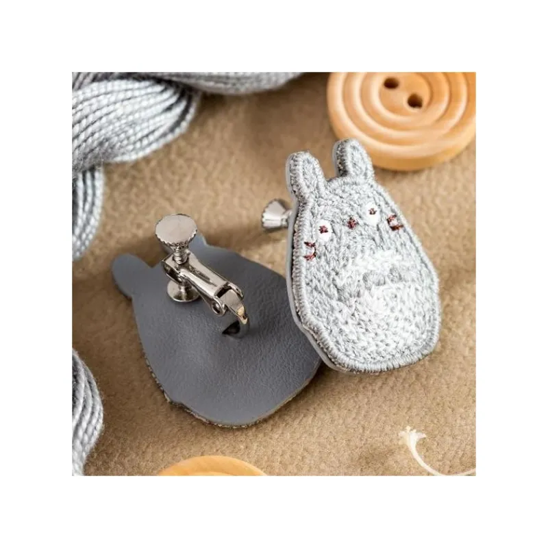 Jewellery*Maison Ghibli Earrings Embroidery serie Totoro - My Neighbour Totoro