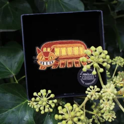 Pins*Maison Ghibli Embroidered Jewel Brooch Catbus - My Neighbor Totoro
