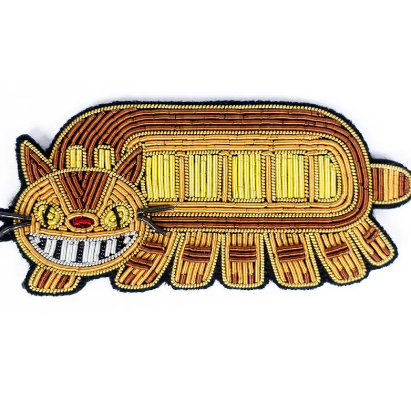 Pins*Maison Ghibli Embroidered Jewel Brooch Catbus - My Neighbor Totoro
