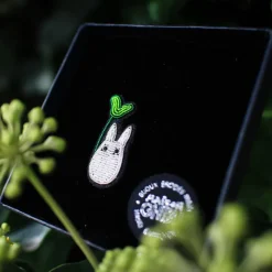 Pins*Maison Ghibli Embroidered Jewel Brooch Small Totoro - My Neighbor Totoro