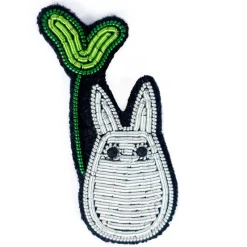 Pins*Maison Ghibli Embroidered Jewel Brooch Small Totoro - My Neighbor Totoro