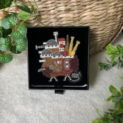 Pins*Maison Ghibli Embroidered Jewel Brooch Castle - Howl’s Moving Castle