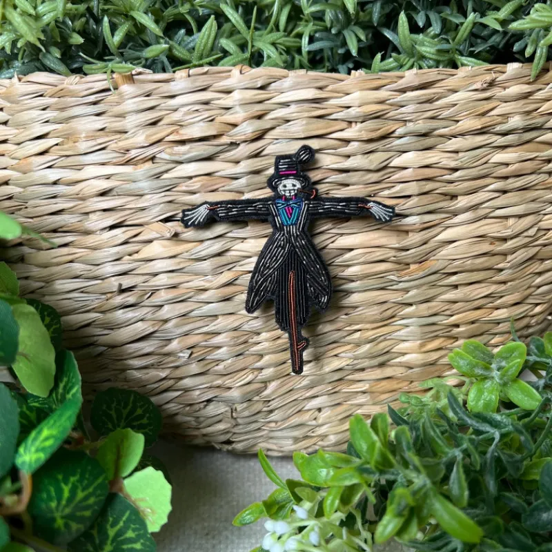 Pins*Maison Ghibli Embroidered Jewel Brooch Scarecrow - Howl’s Moving Castle